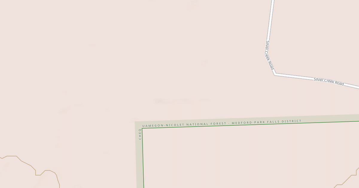 Map preview of SILVER CREEK ROAD