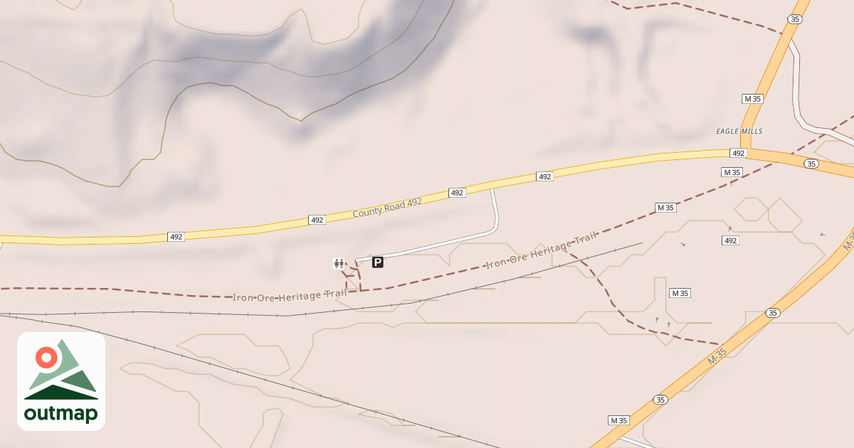 Map of Iron Ore Heritage Trail
