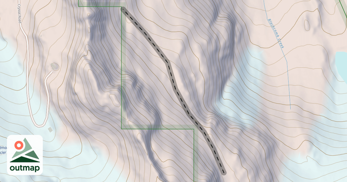 Map of Sapphire Traverse
