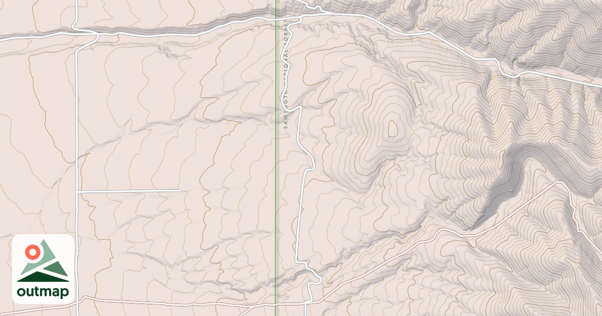 Map of FOOTHILL SPUR A