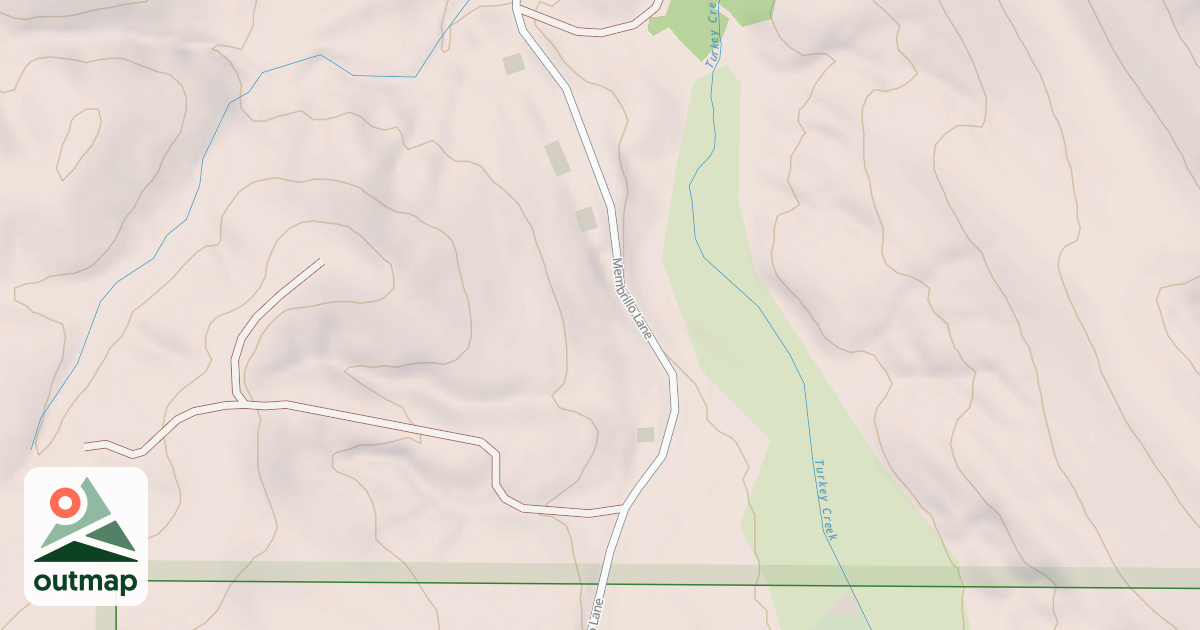 Map of MEMBRILLO LANE