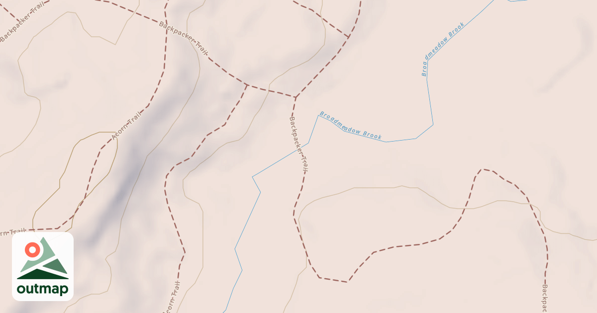 Map of Backpacker Trail