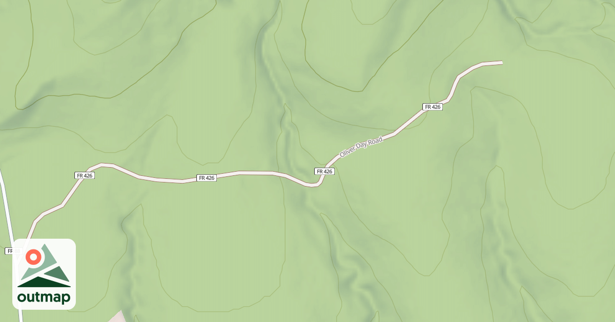 Map of OLIVER DAY