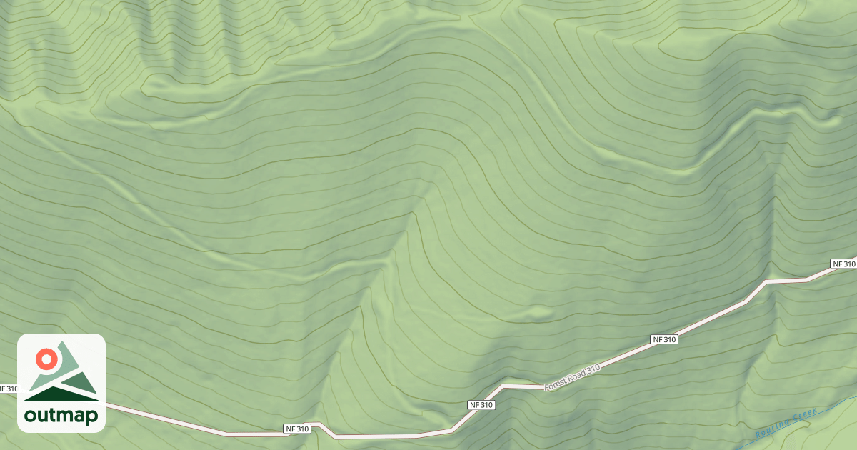 Map of USFS Motor Vehicle Use Map Roads {AD6C2C60-2CF7-4850-A433-045E9882A615}