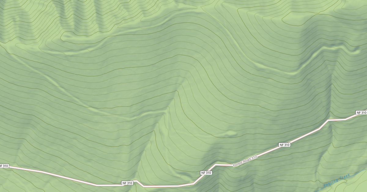 Map preview of USFS Motor Vehicle Use Map Roads {AD6C2C60-2CF7-4850-A433-045E9882A615}