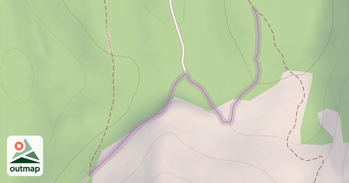 Map of Back Door