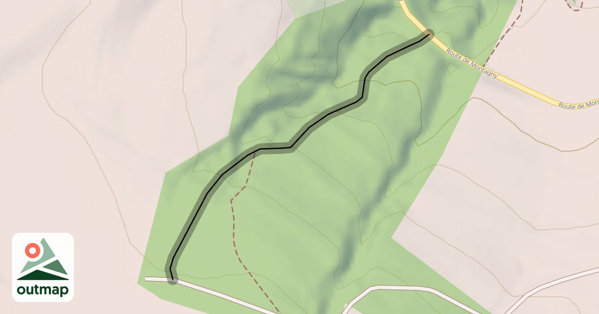 Map of toboggans