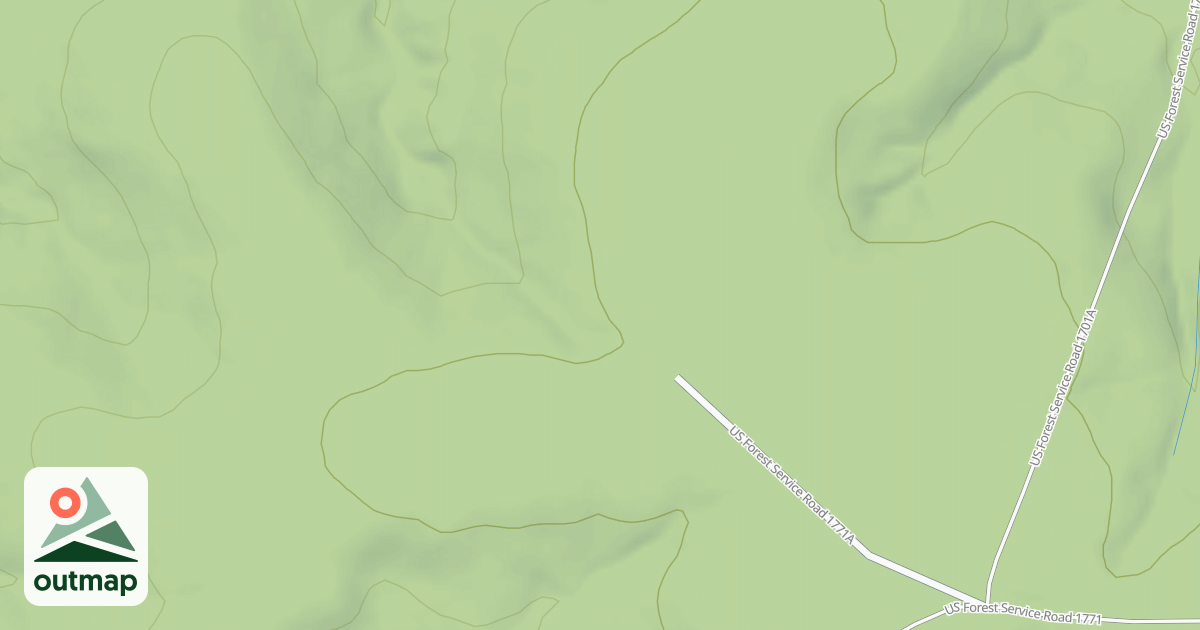 Map of TROUT CEMETARY SPUR A