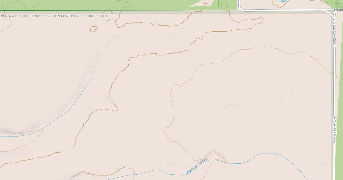 Map preview of USFS Motor Vehicle Use Map Trails 22114