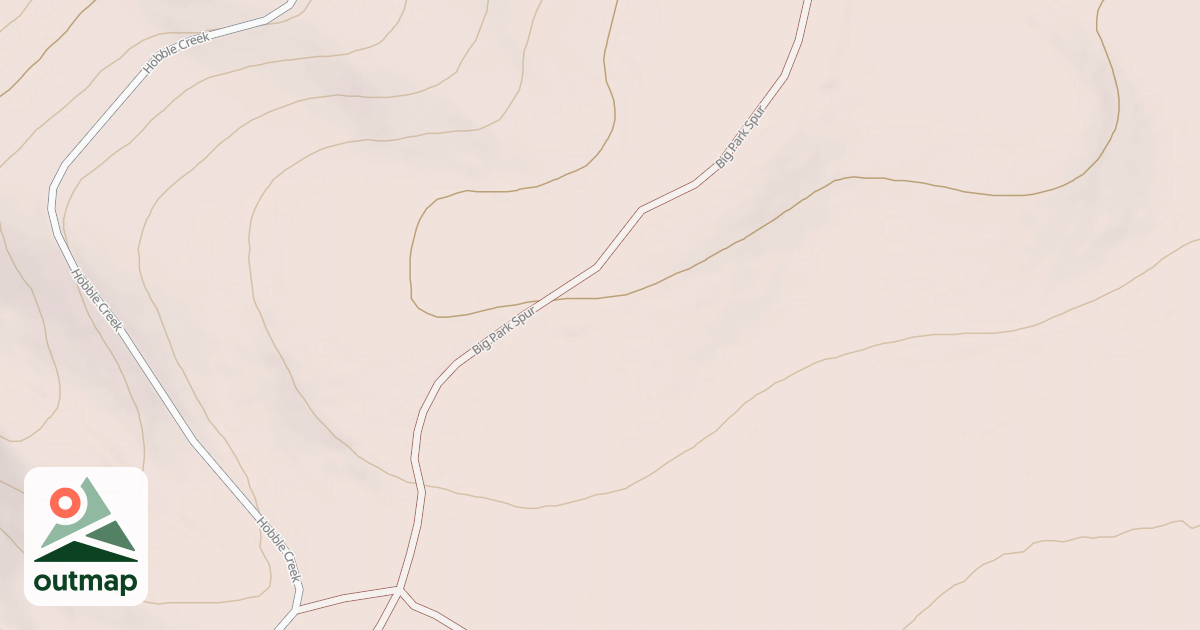 Map of BIG PARK SPUR