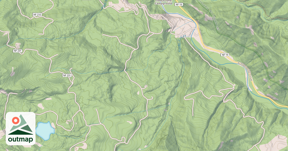 Map of HARDY CR.