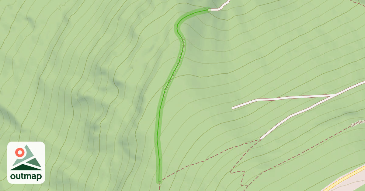 Map of Sentier de la Grotte d'Archamps