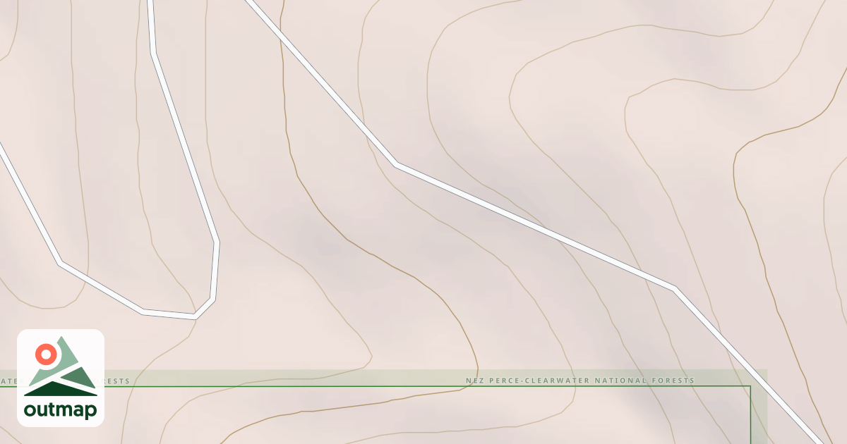 Map of HOTELING CREEK B