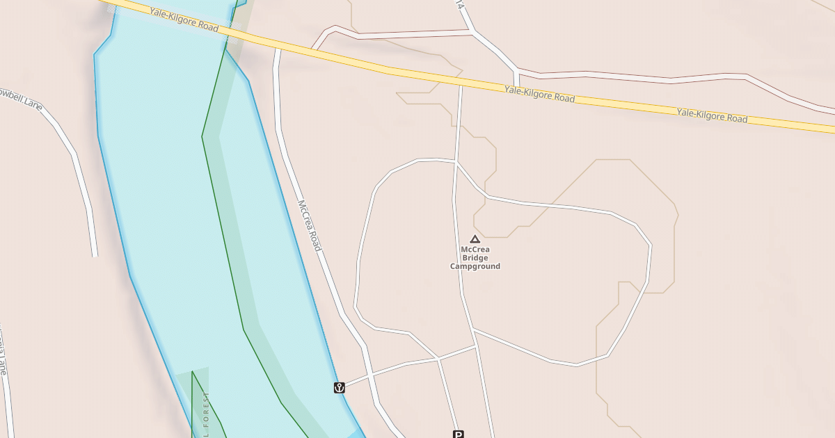 Map preview of MCCREA BRIDGE CG A
