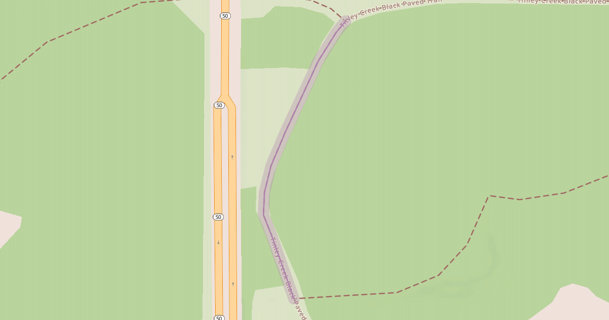 Map preview of Tinley Creek Black Paved Trail