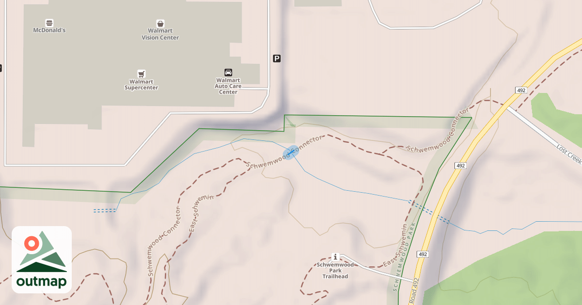 Map of Schwemwood Connector