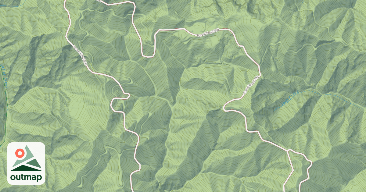 Map of BUTLER CREEK