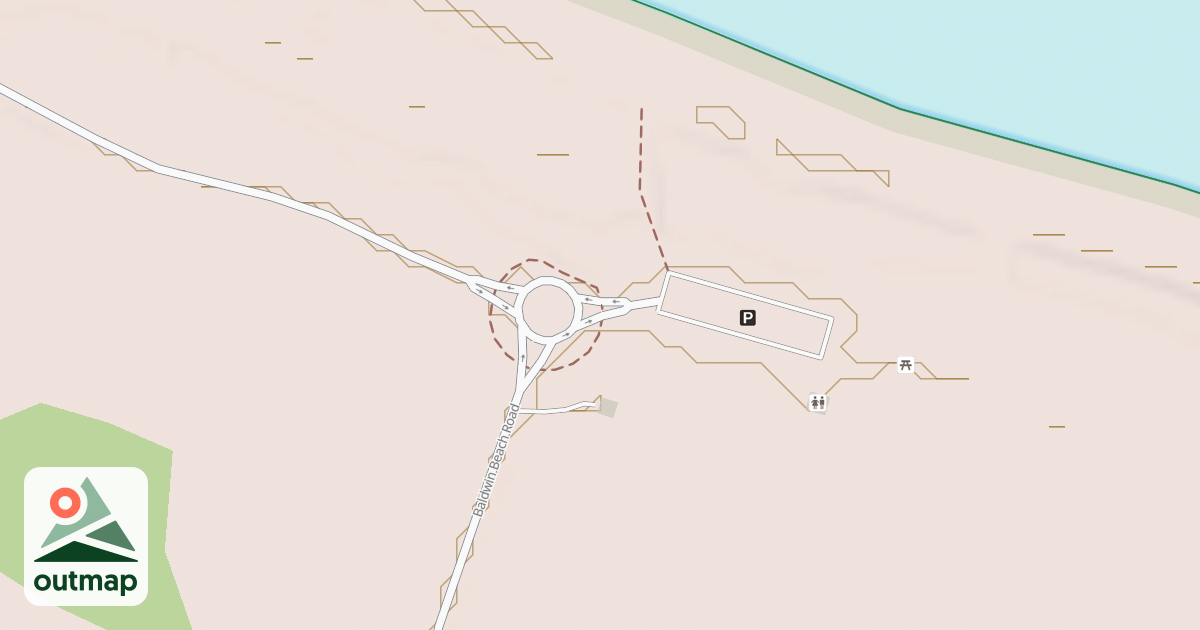 Map of BALDWIN BEACH SPUR