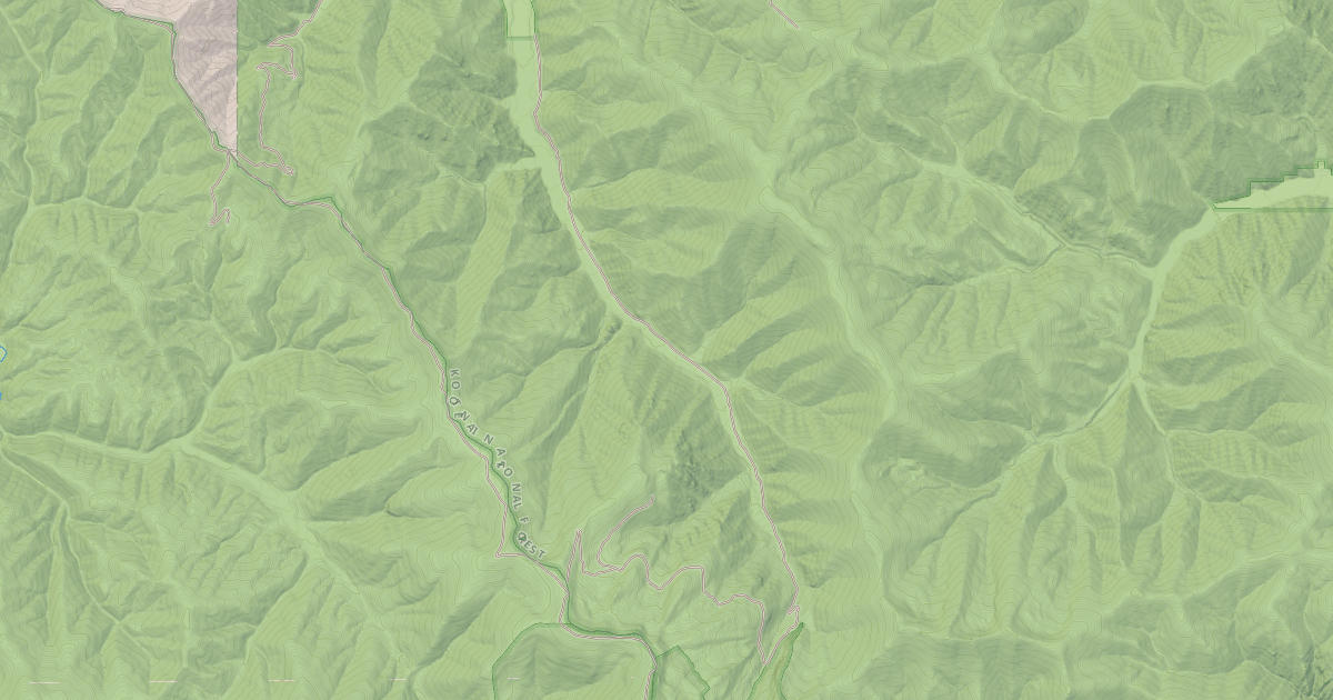 Map preview of E FK ELK CREEK