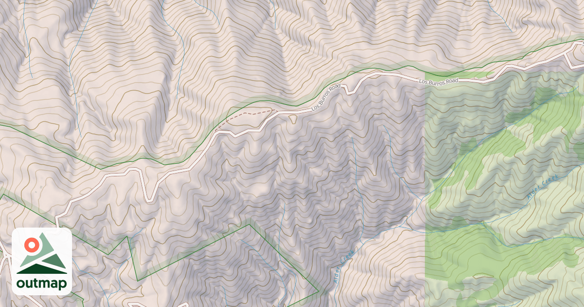 Map of 1 LOS BURROS