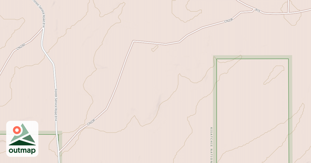 Map of USFS National Forest System Roads {1FACD7B2-922C-4E4E-AE9C-590312890820}
