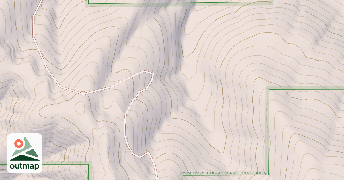 Map of PALOUSE - OHV - BOUNDARY POINT