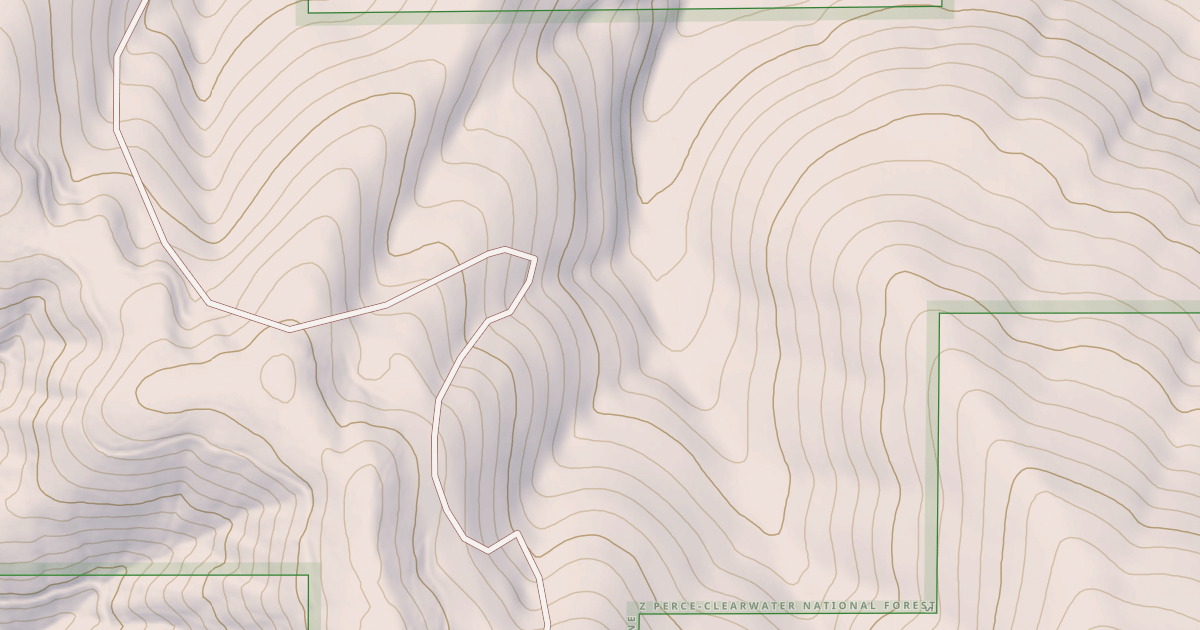 Map preview of PALOUSE - OHV - BOUNDARY POINT