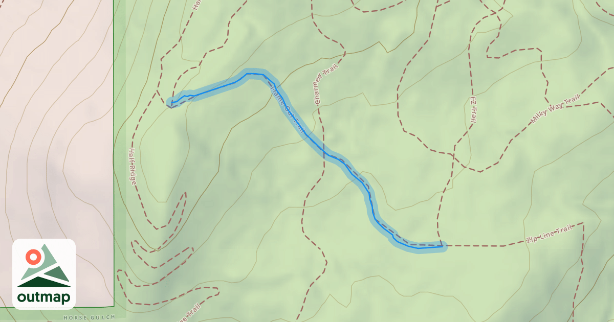 Map of Flame Out Trail