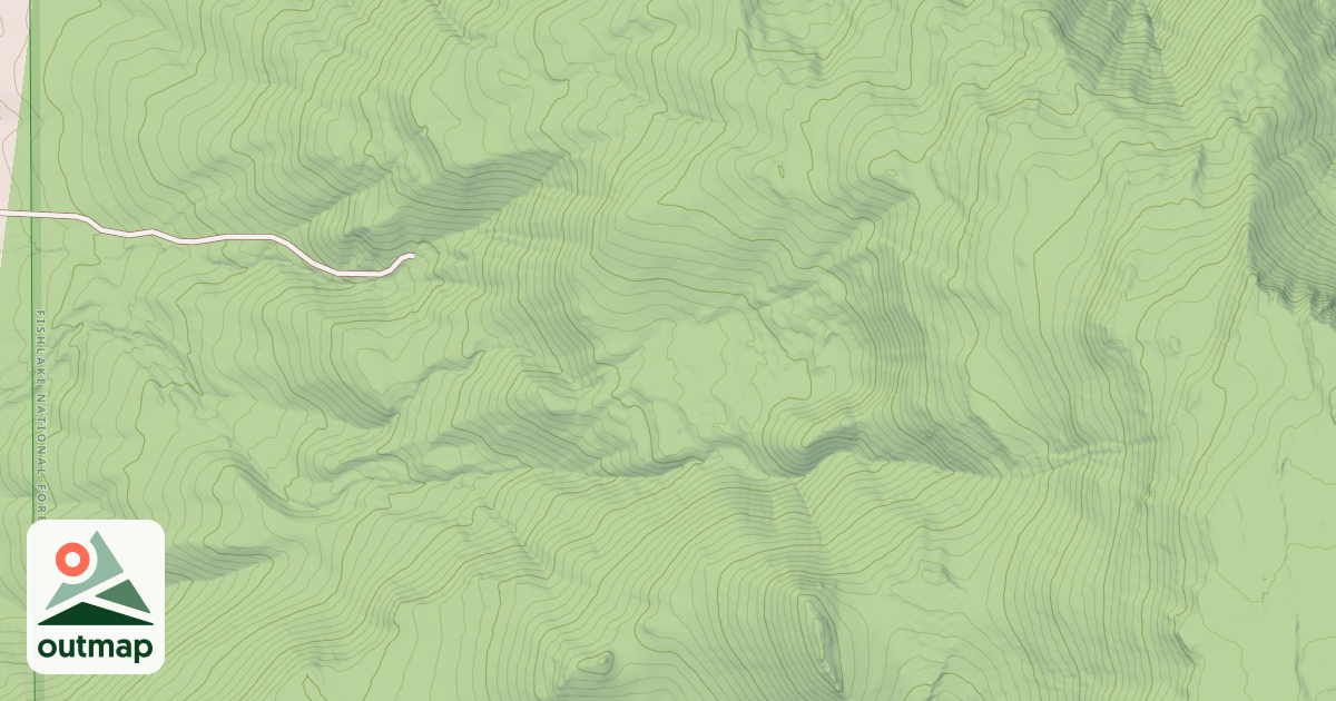 Map of The Face - Forest Boundary