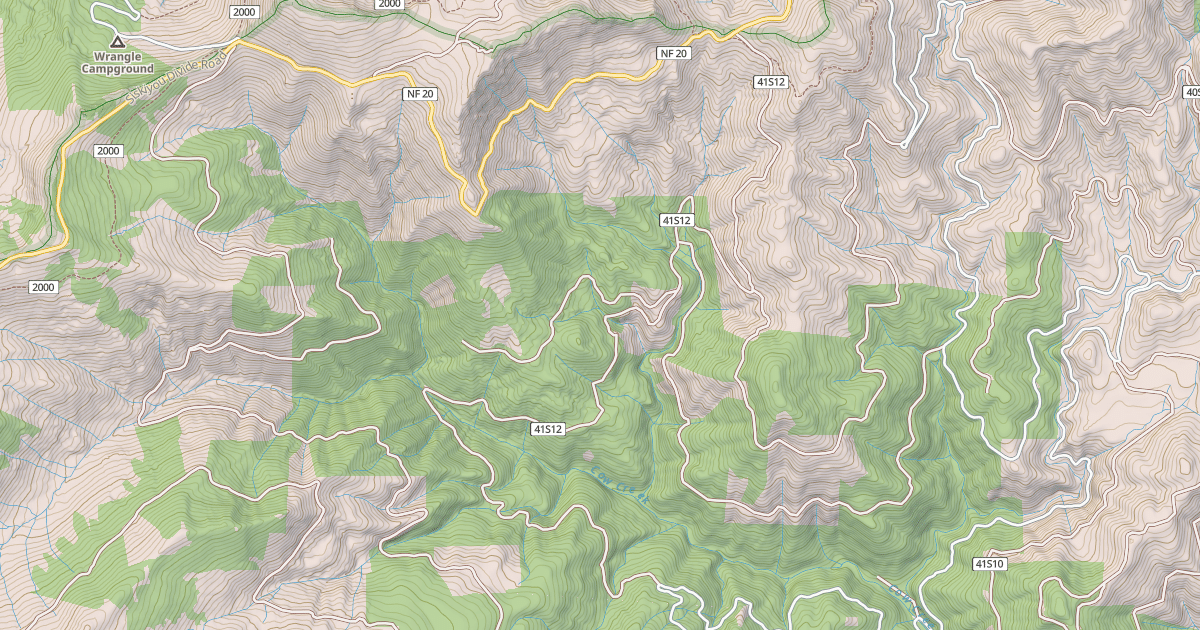 Map preview of SISKIYOU GAP