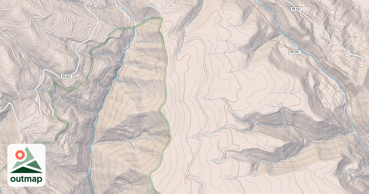 Map of SAND BENCH