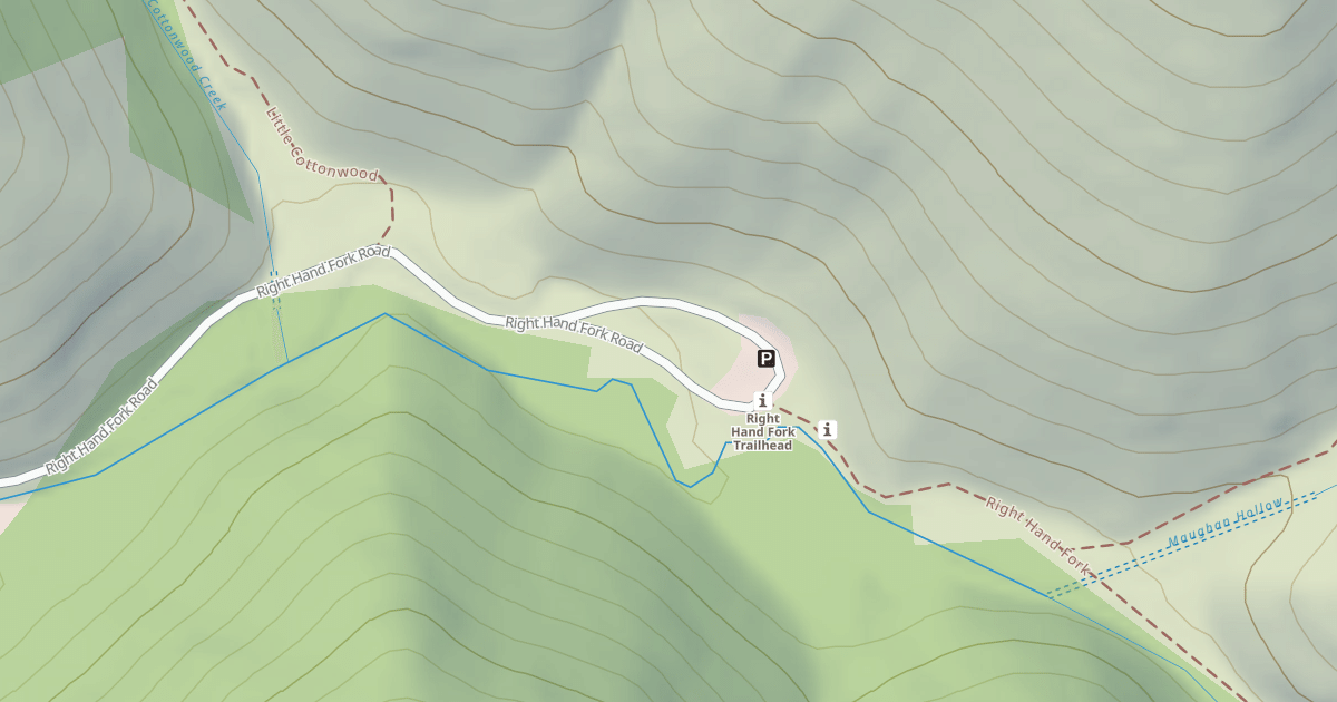 Map preview of RIGHT HAND FORK TH - 20138