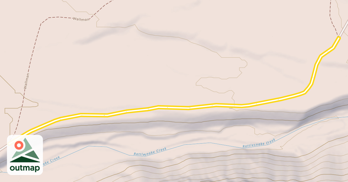 Map of Rattlesnake Trail