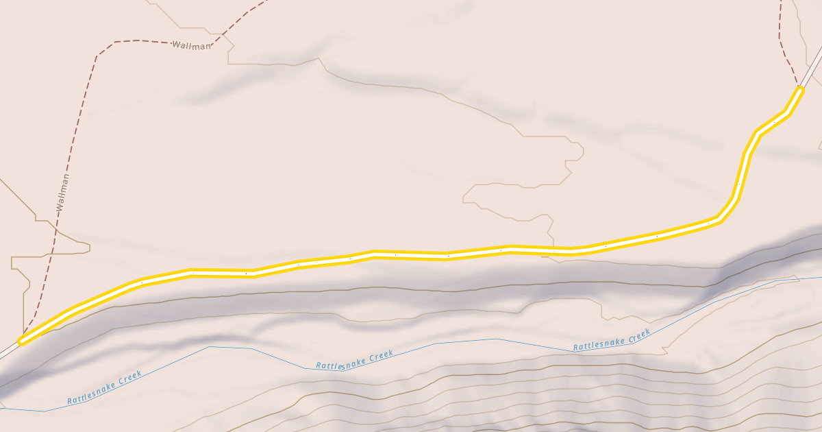 Map preview of Rattlesnake Trail