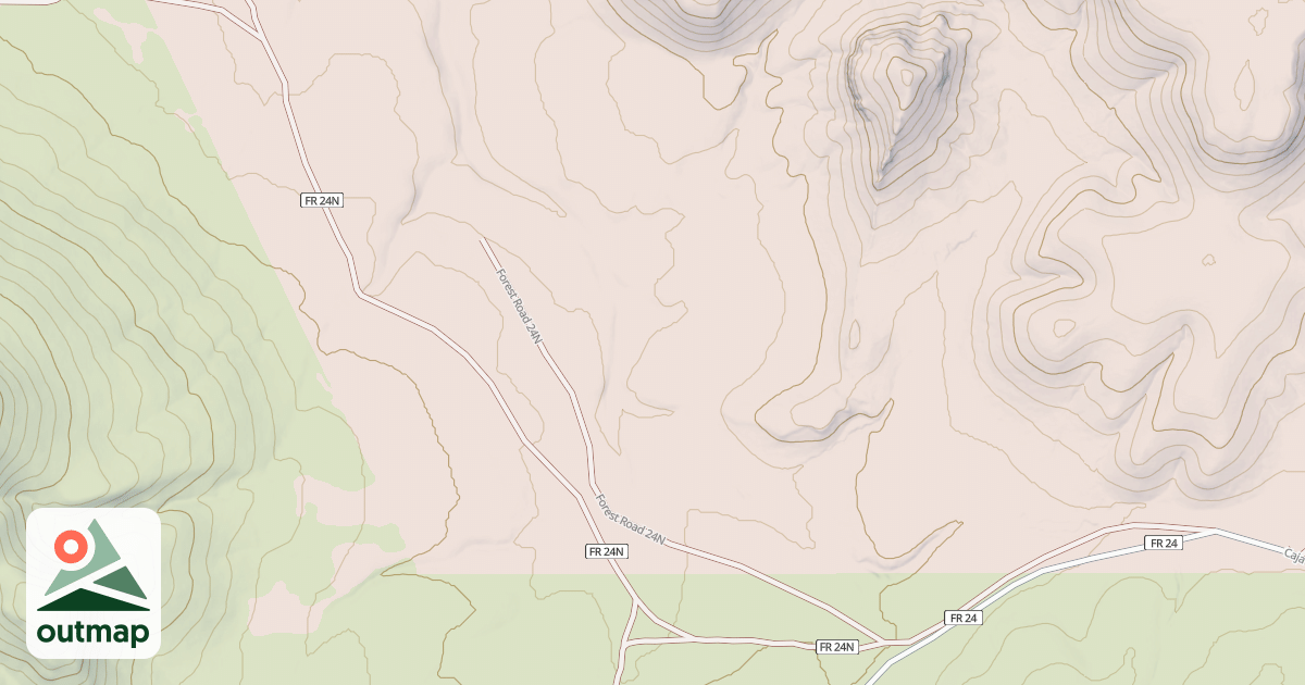 Map of USFS National Forest System Roads {A37B5EDE-51B2-4C51-9930-25A180035D12}