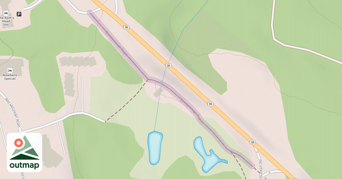 Map of Centennial Trail