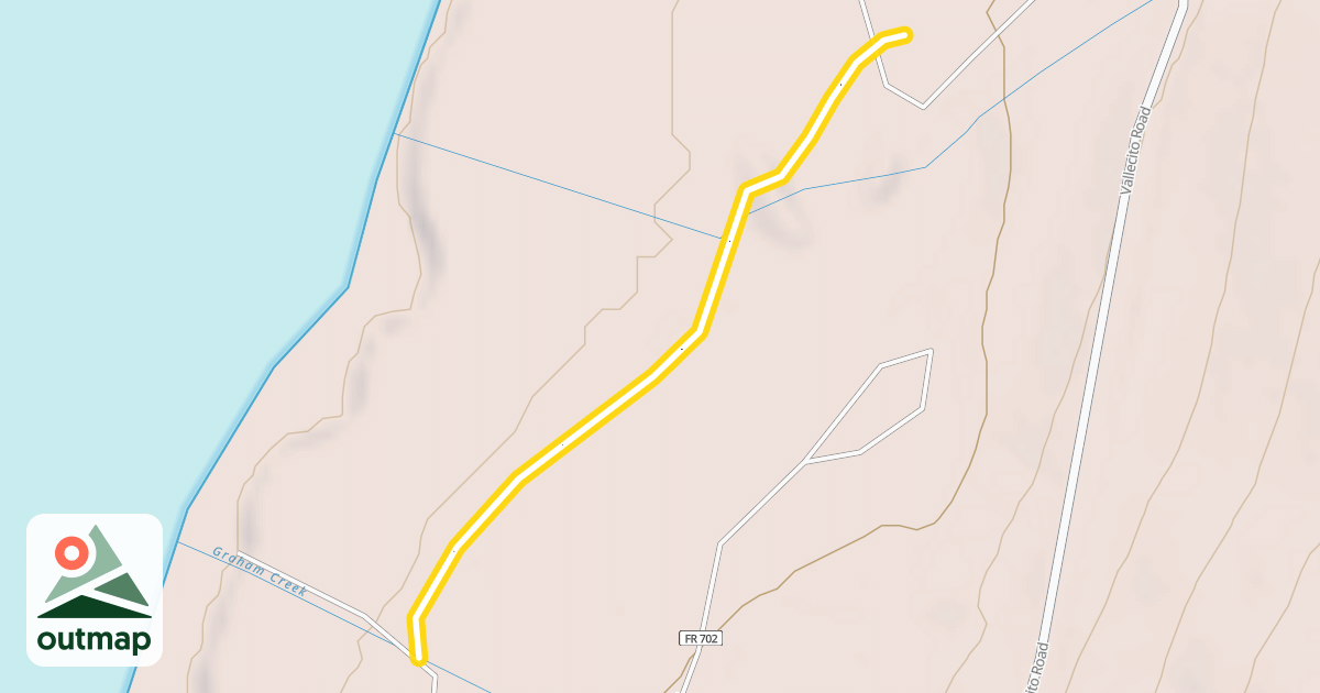 Map of Campgrounds Trail