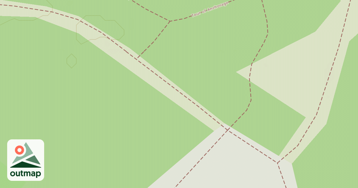 Map of Airstrip Spur Trail