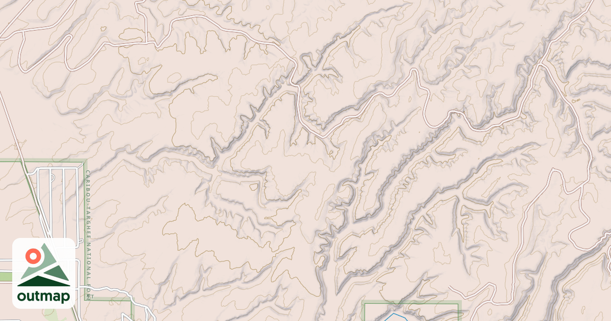 Map of RIDGE ROAD
