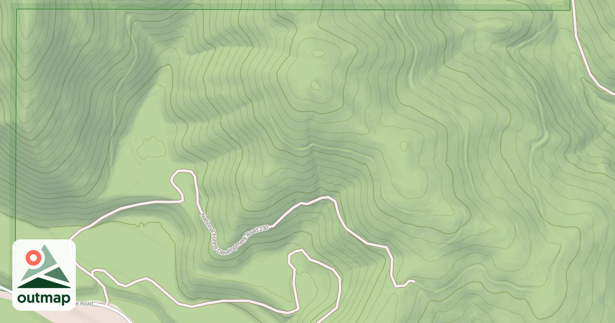 Map of USFS Motor Vehicle Use Map Roads {6C16D780-1A7D-4303-B28B-E95AA7E975EC}