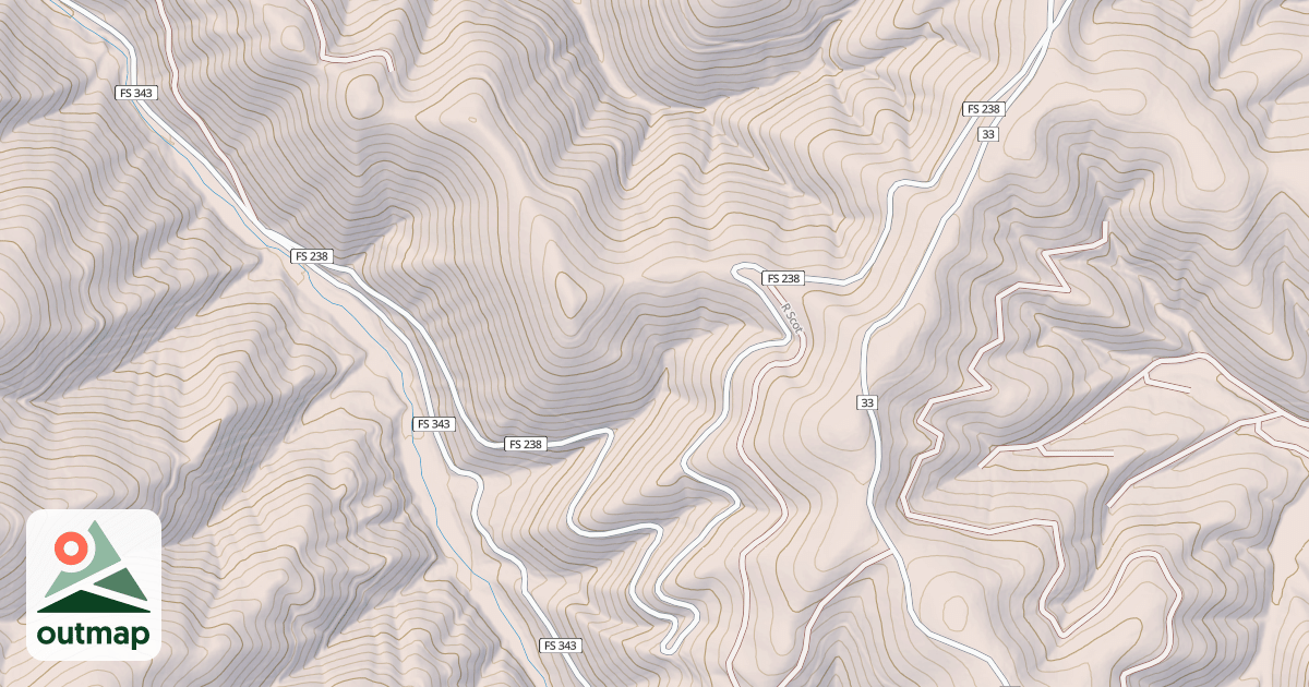 Map of HOWARD CREEK