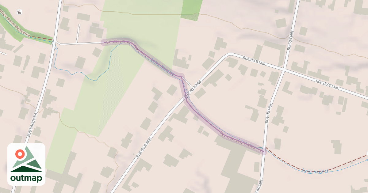 Map of Sentier du Saint-Nazaire in Pas-de-Calais