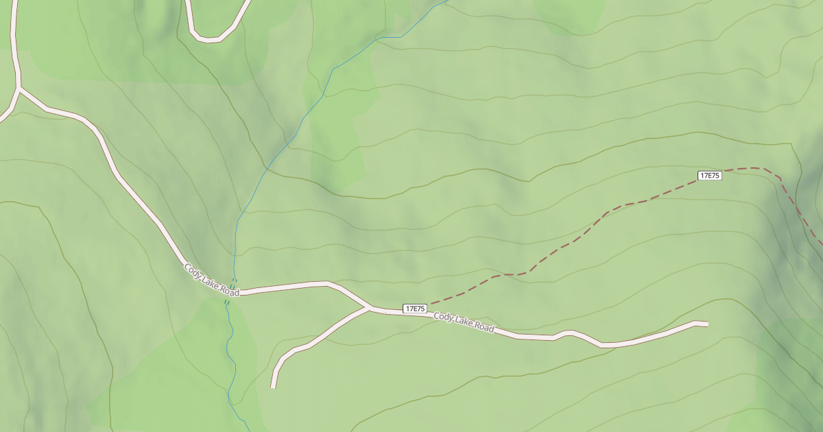 Map preview of CODY LAKE