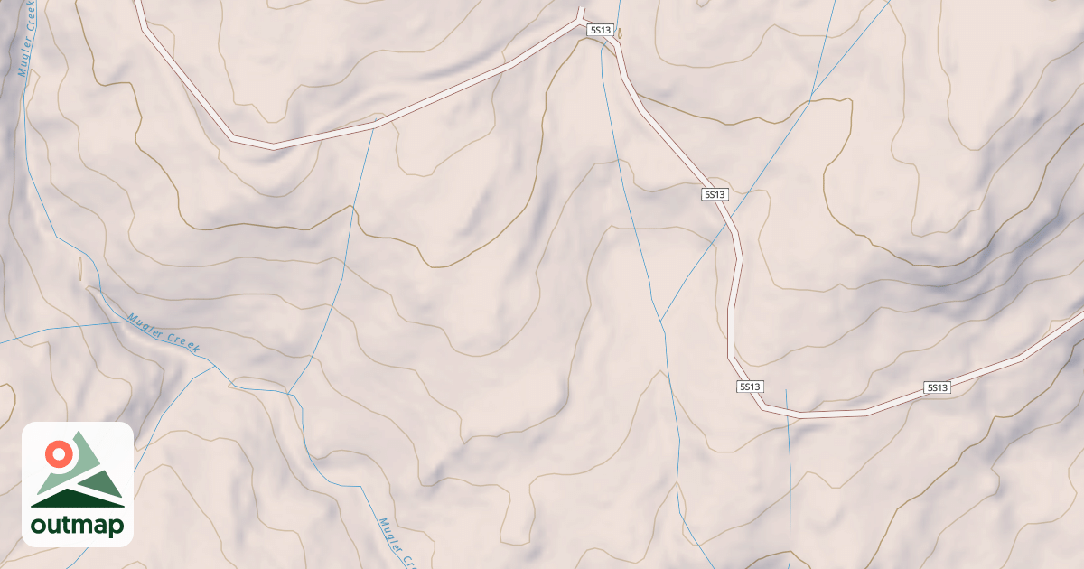 Map of CHIQUITO CYN B SPUR