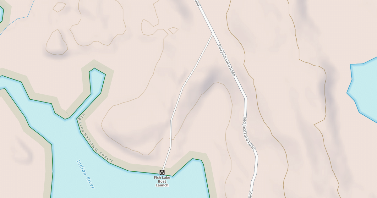 Map preview of FISH LAKE BOAT LANDING