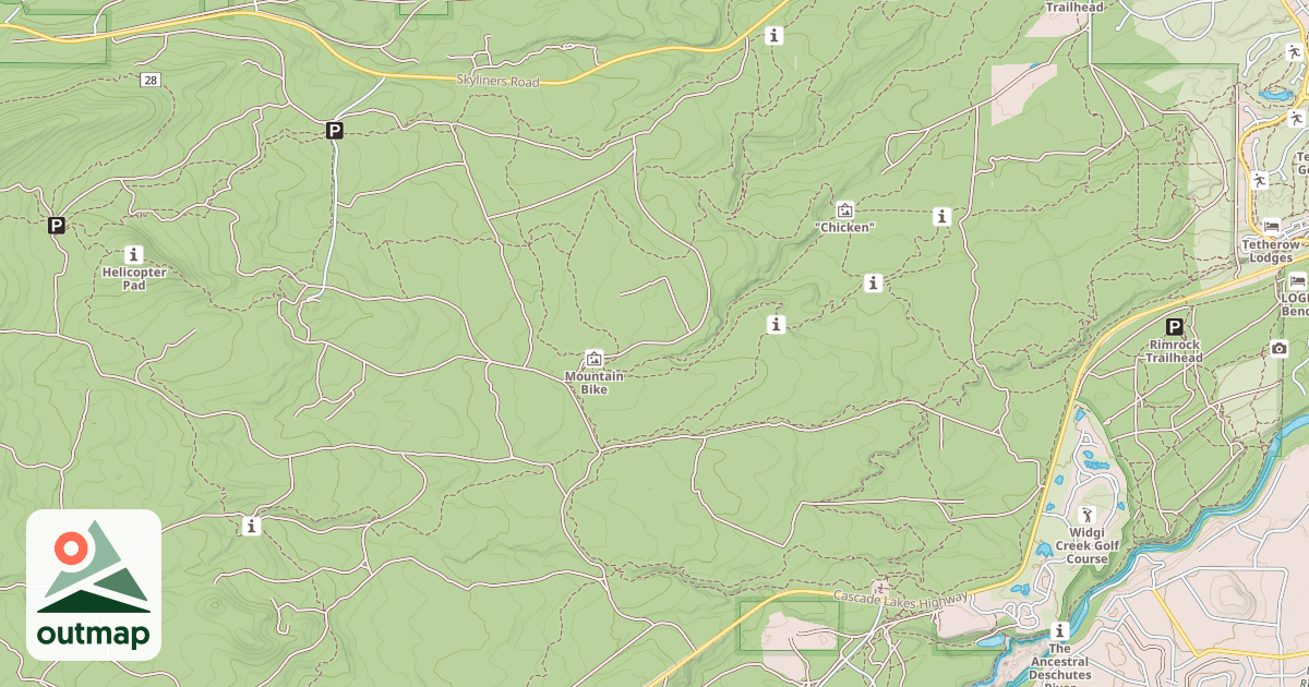 Map of BIG BURN ROAD