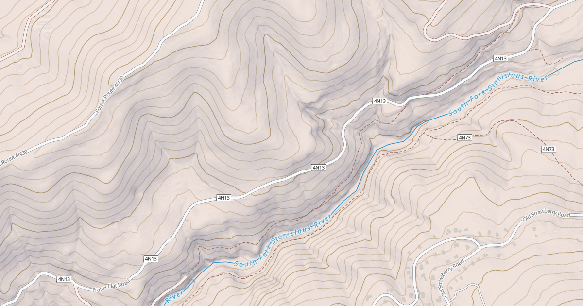 Map preview of FRASER FLAT RD