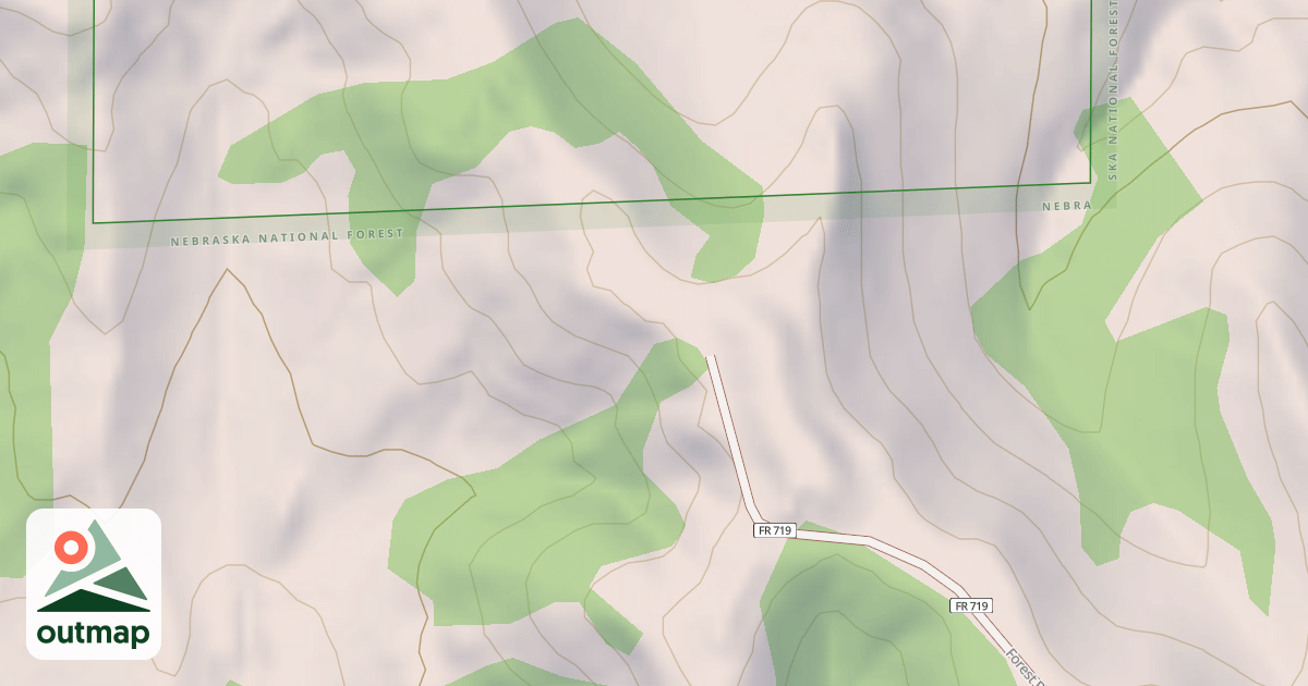 Map of STRONG CANYON