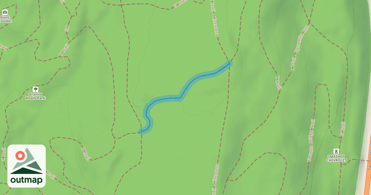 Map of R Trail