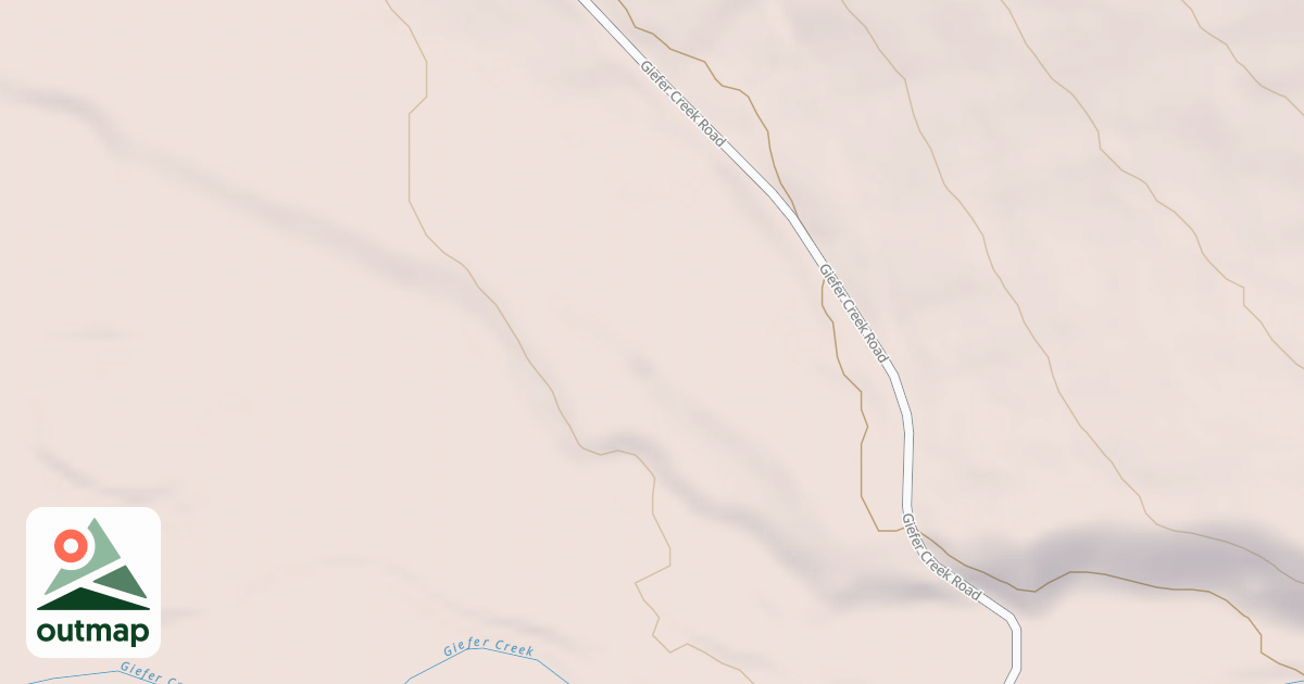 Map of GIEFER TRAILHEAD